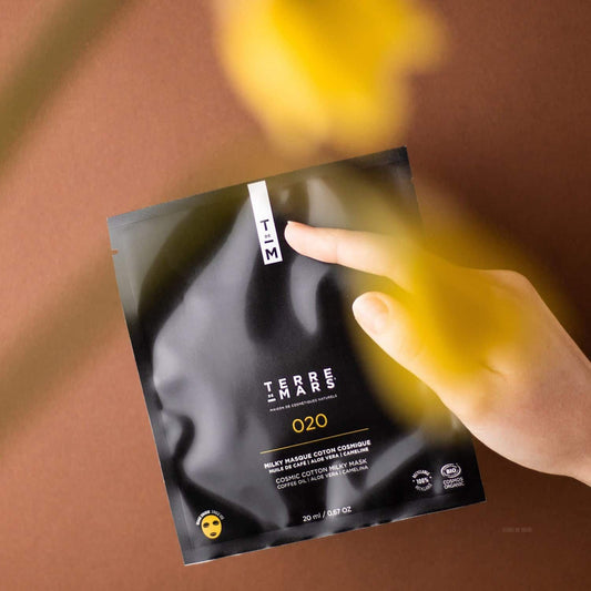 Milky Cosmic Cotton Face Mask