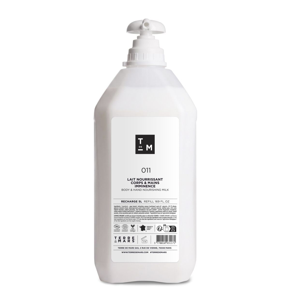 Lait Nourrissant Corps & Mains Imminence