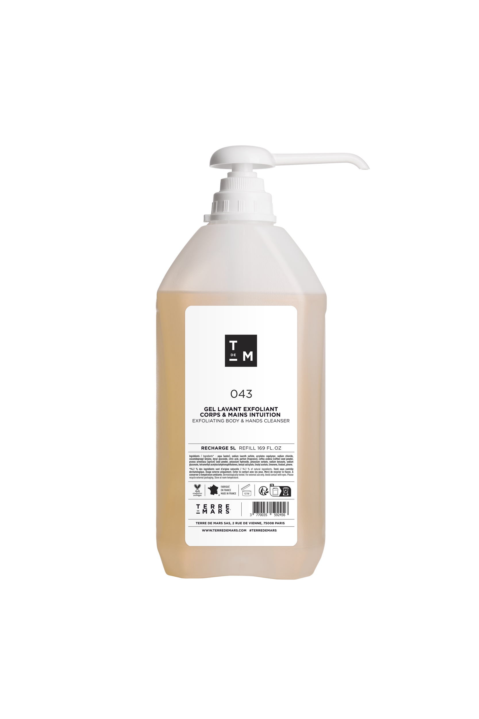 Gel Lavant Exfoliant Corps & Mains Intuition - Image 2