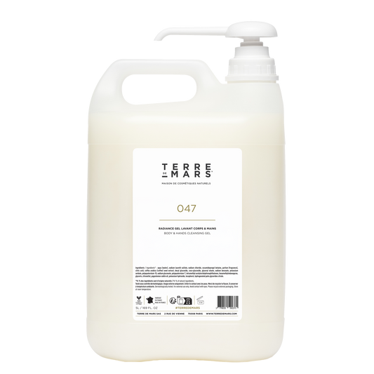 Gel Lavant Corps & Mains Radiance — 5L. + FLACON