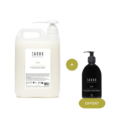 Gel Lavant Corps et Cheveux Irrévérence — 5L. + 500ml Offert