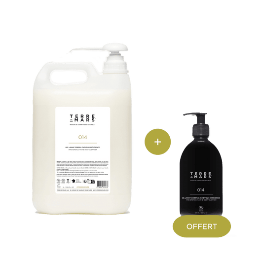 Gel Lavant Corps et Cheveux Irrévérence — 5L. + 500ml Offert