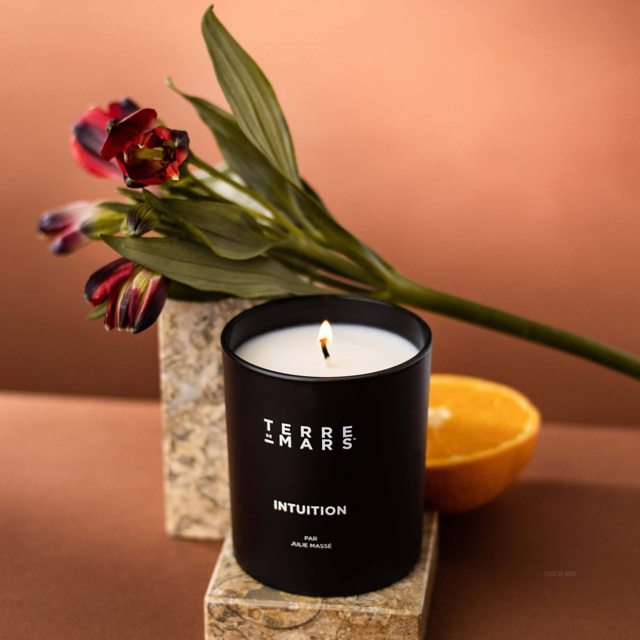 Intuition scented candle vegetable wax - Image 2