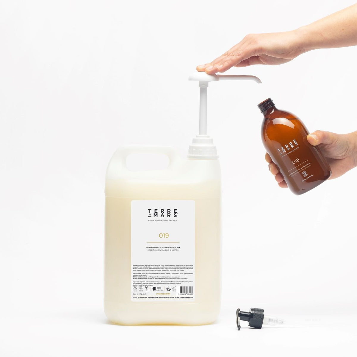 Shampoing Revitalisant Reddition — 5L. + 500ml Offert (alternate)