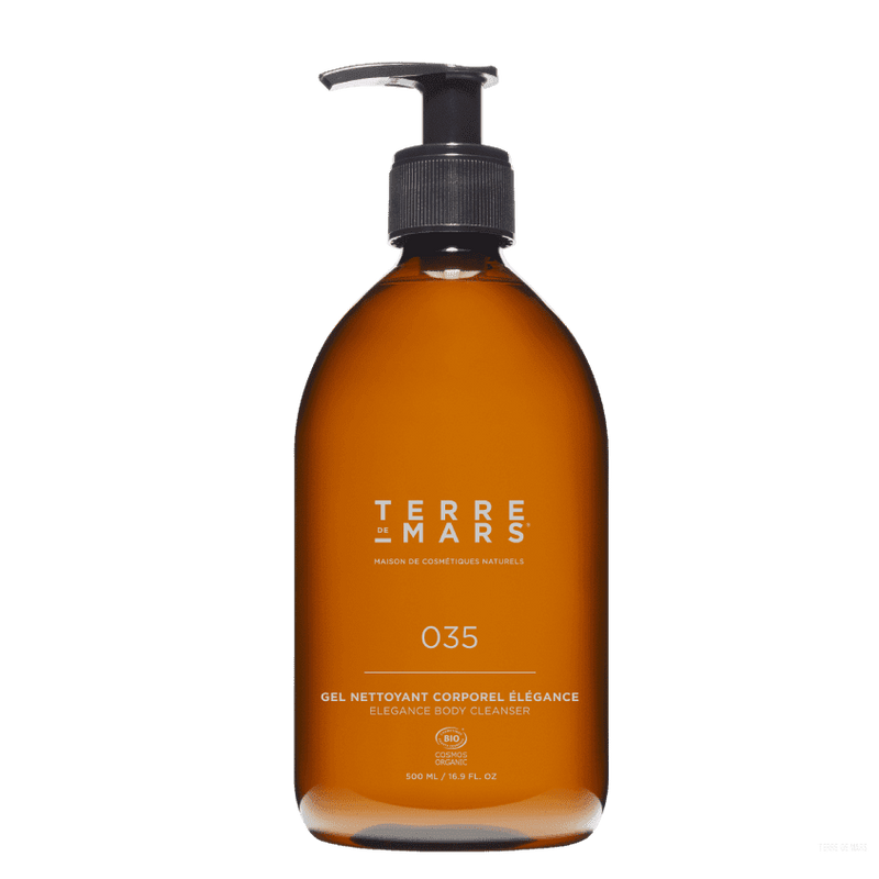 Elégance Body Cleansing Gel - Designed to provide a fresh feeling without drying the skin, it lets you enjoy a relaxing ritual, uplifted by the soothing scent of white tea. Suitable for sensitive skin. Certified