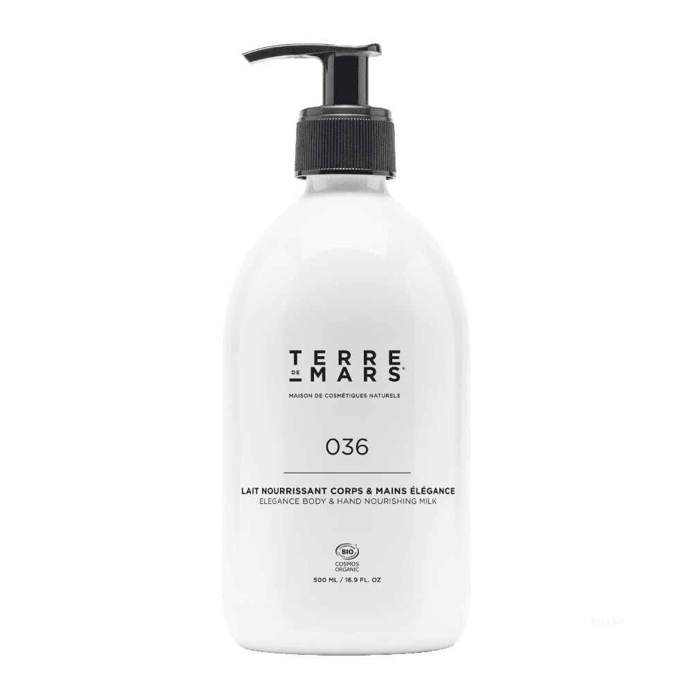 Nourishing Body & Hand Milk Elégance - Made with organic ingredients and natural actives, Imminence body milk is ideal for daily use. Its delicate, smooth texture makes it especially pleasant to apply.
