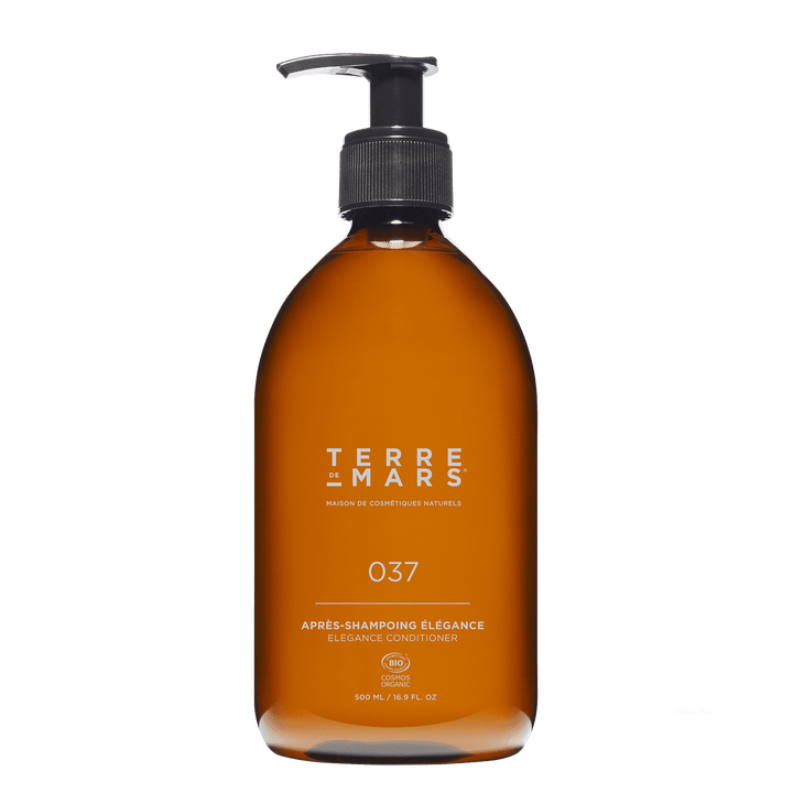 Elégance Conditioner - Silicone-free conditioner dermatologically tested for all hair types, even fragile hair. Ecocert, vegan and cruelty free. Made entirely in France in our factory bearing the