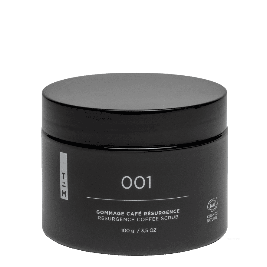Résurgence scrub - A hallmark of traditional self-beauty rituals, coffee scrubs are known in many parts of the world for revitalizing and protecting the skin. Résurgence gently removes dead skin and leaves the