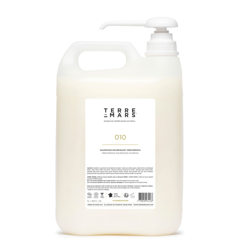 terre de mars 5 liters refill irreverence shampoo