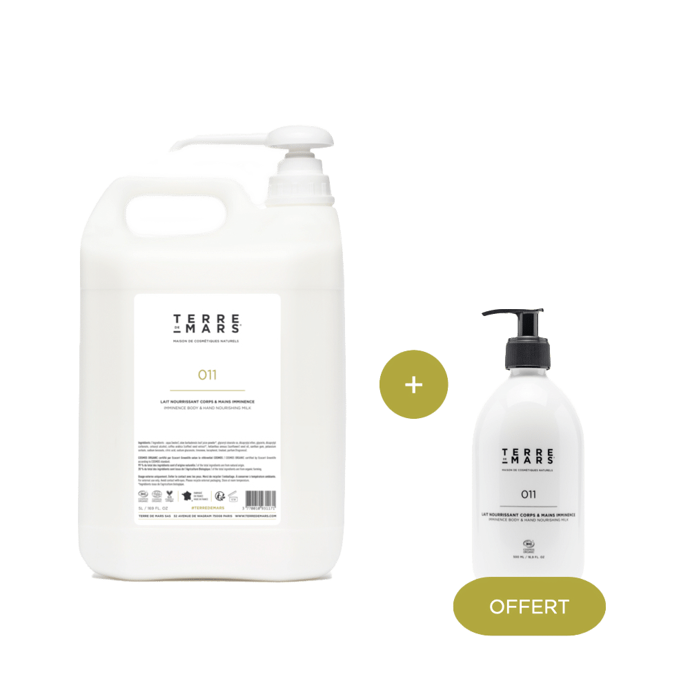 Recharge Lait Nourrissant Corps & Mains Imminence avec flacon offert