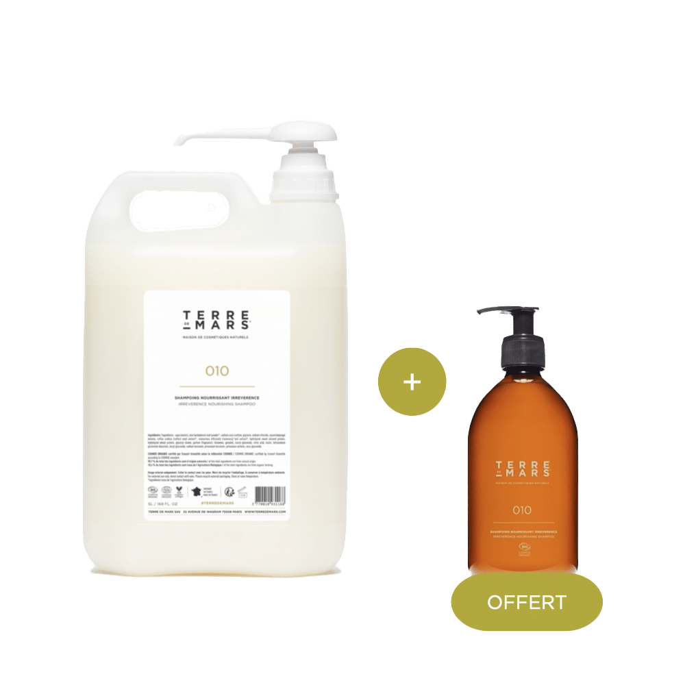 Recharge Shampoing Nourrissant Irrévérence 5L avec flacon offert