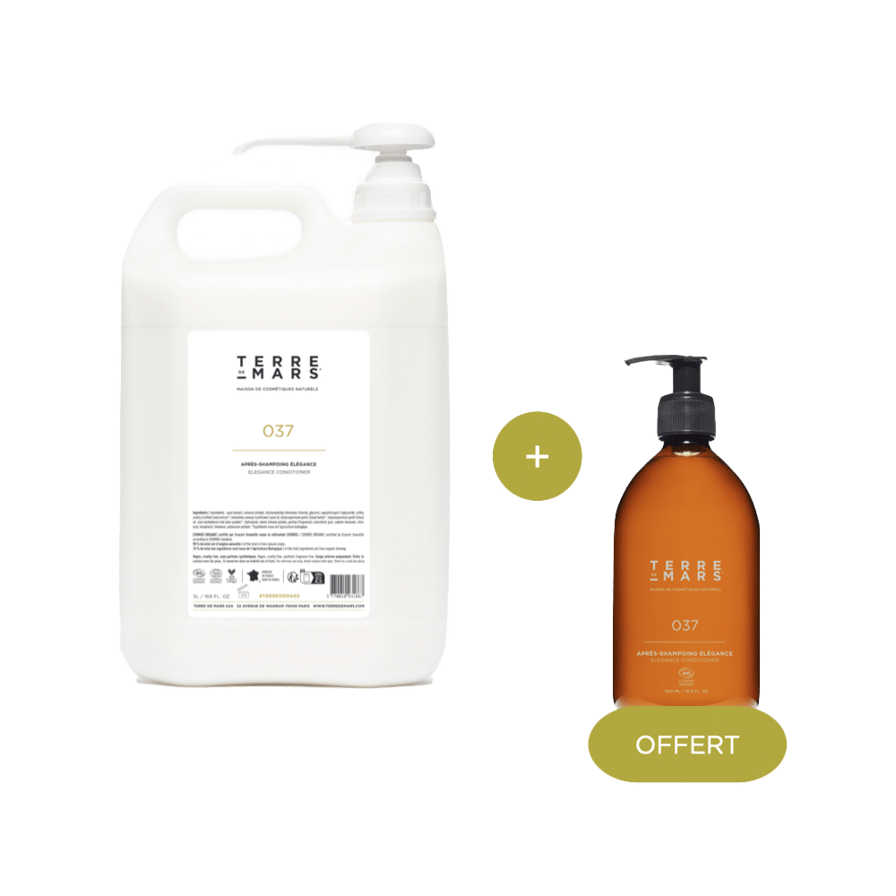 Recharge Après-shampoing Elégance 5 litres avec flacon offert