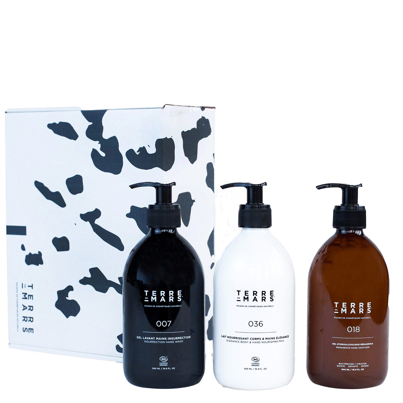 Coffret Trio Rémanence pour les mains
